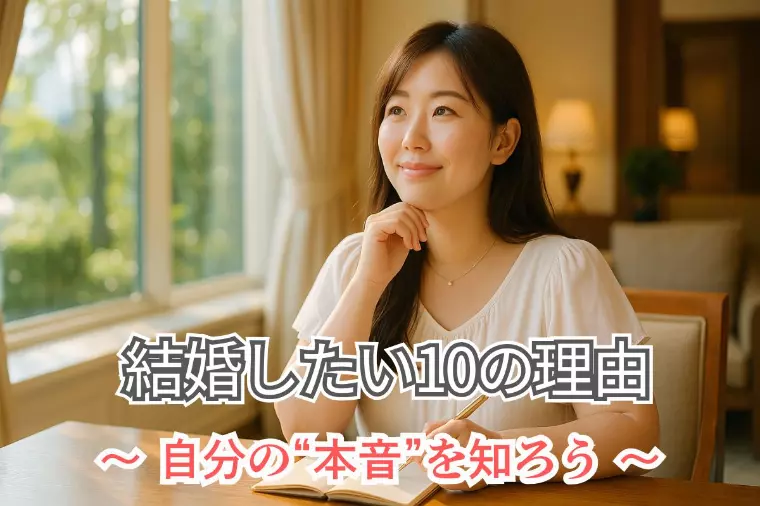 結婚したい“10の本音”あなたはどれ？