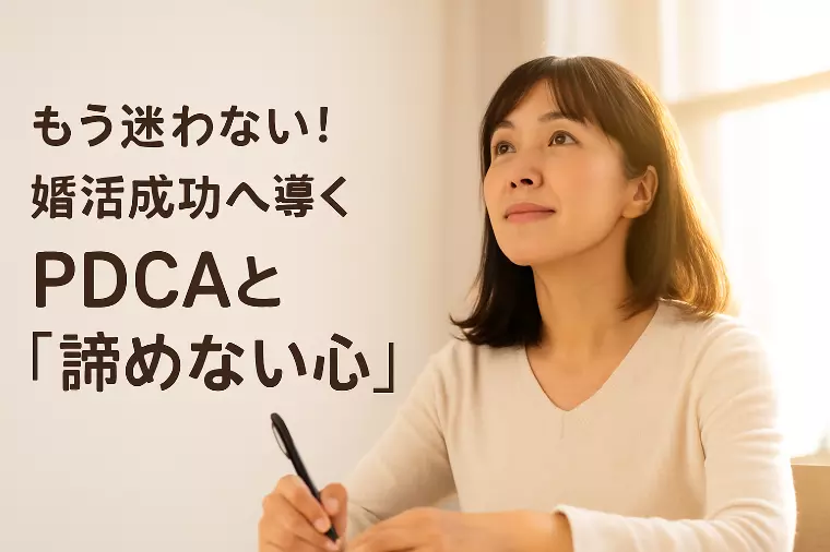 もう迷わない！婚活成功へ導く PDCAと“諦めない心