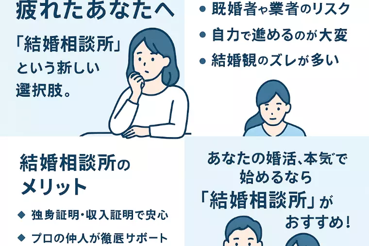 最短で理想の結婚を叶る方法：婚活アプリの限界と結婚相談所