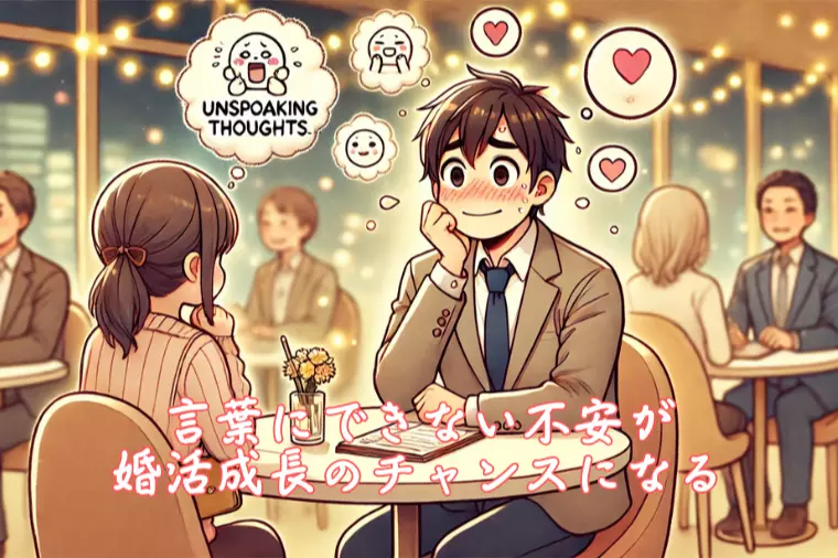 言葉にできない不安が婚活成長のチャンスになる