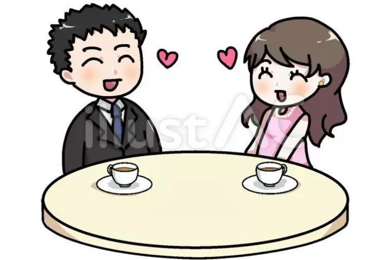 向かい合うより横並び