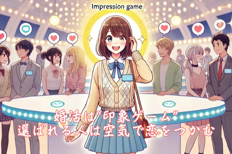 婚活は“印象ゲーム”、選ばれる人は空気で恋をつかむ