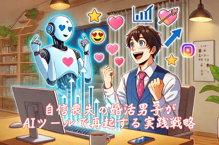 自信喪失の婚活男子がAIツールで再起する実践戦略