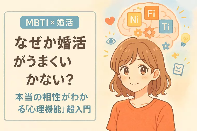【MBTI婚活】本当の相性がわかる「心理機能」超入門