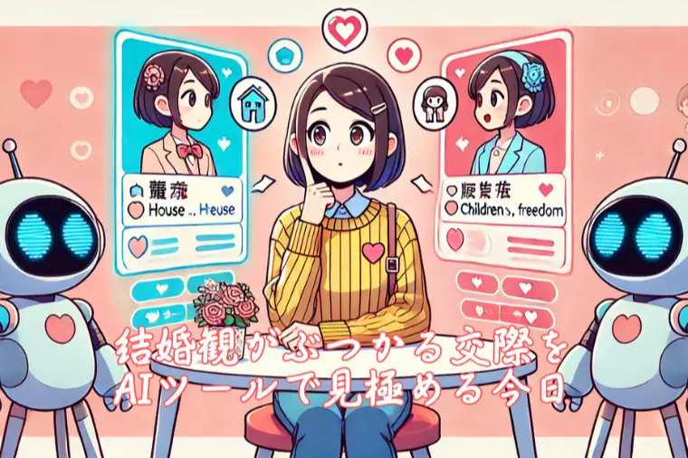 結婚観がぶつかる交際をAIツールで見極める今日