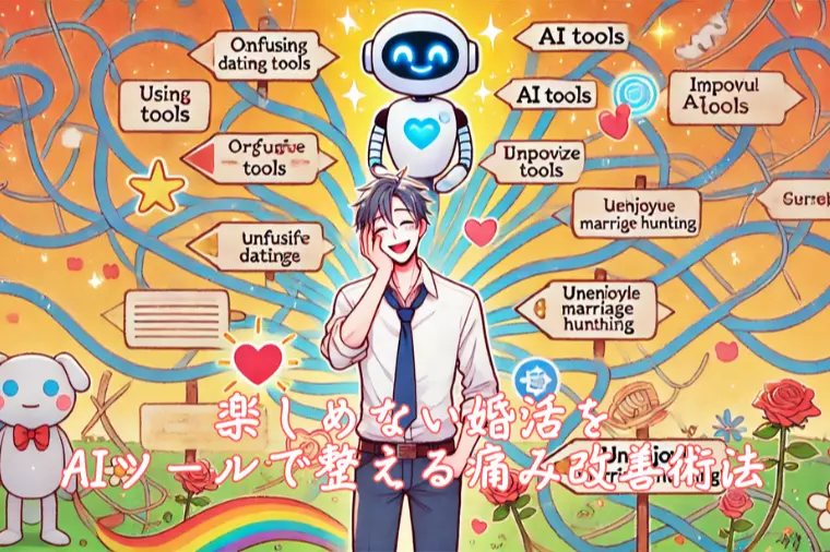 楽しめない婚活をAIツールで整える痛み改善術法