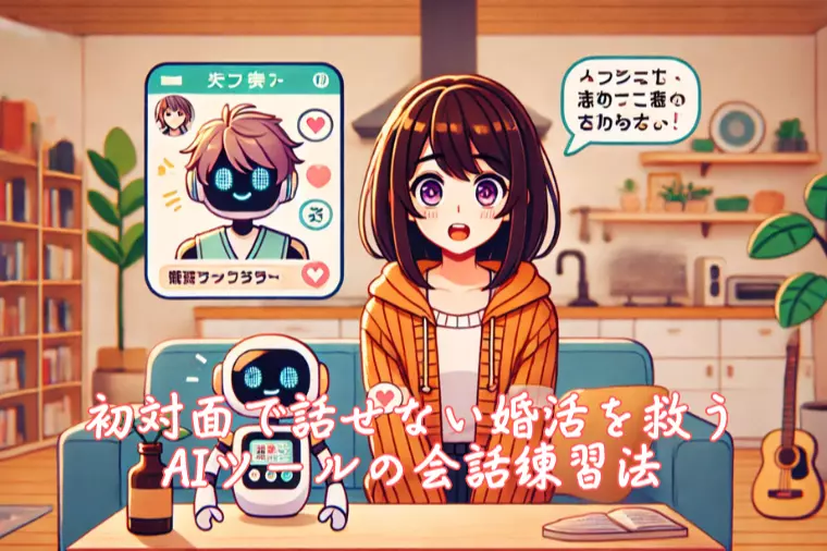初対面で話せない婚活を救うAIツールの会話練習法
