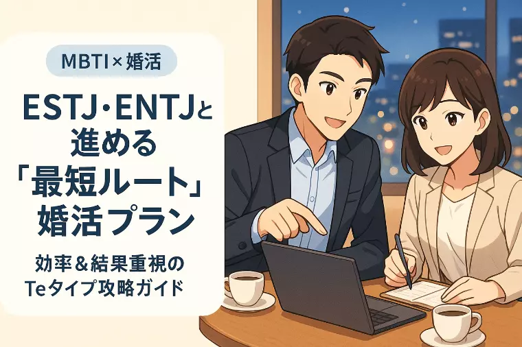 MBTI婚活！「効率」と「結果」重視！Teタイプの恋愛観
