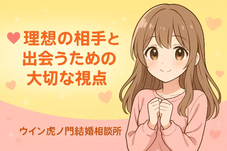 💗💗理想の相手と出会うための大切な視点💗💗