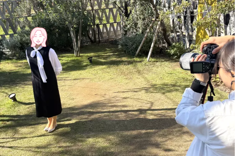 ご新規会員様。30代女性のプロフィール写真撮影