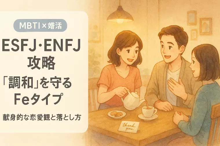【MBTI婚活】「調和」を尊ぶFeタイプの献身的な恋愛観