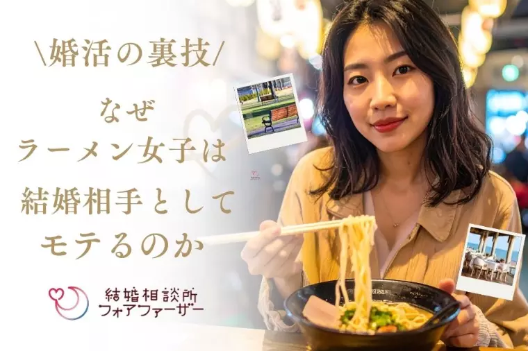 【婚活の裏技】なぜラーメン女子は結婚相手としモテるのか？