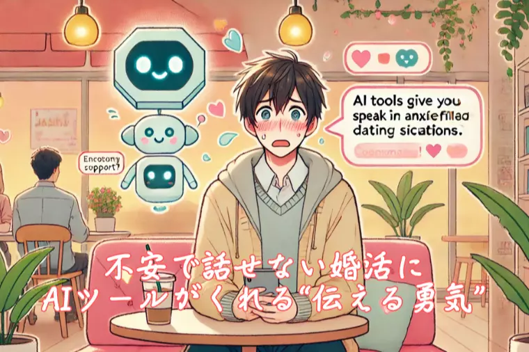 不安で話せない婚活に、AIツールがくれる“伝える勇気”