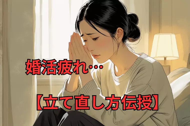 名古屋 婚活 疲れた時の立て直し方