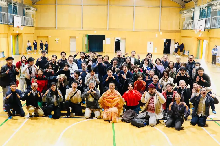 中学生との対談