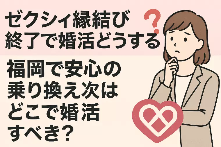 ゼクシィ縁結び終了!福岡で次に選ぶべき婚活方法とは?