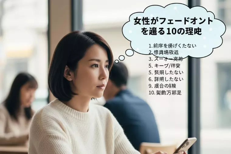 女性婚活者が交際終了する際にフェードアウトするのはなぜ？