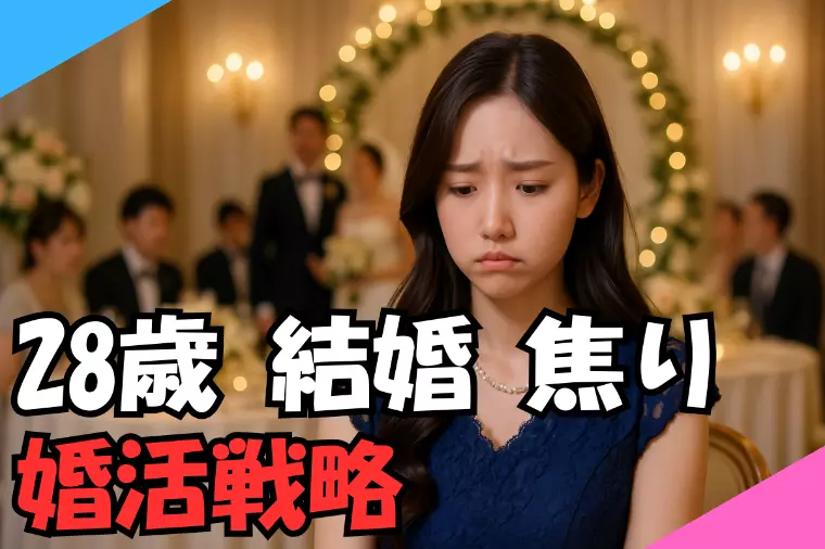 「28歳 結婚 焦り」を“最強のモチベーション”に変える