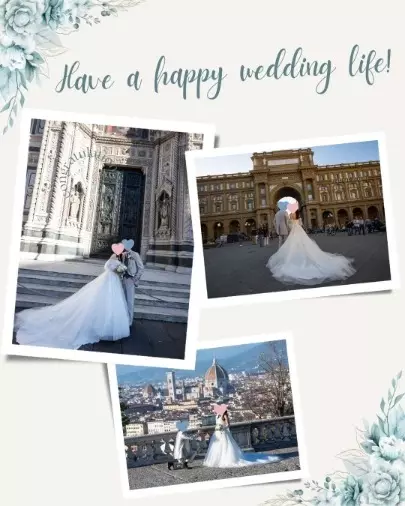 ユニマリアージュ「成婚退会された元会員様より結婚式の報告が届きました」- 3