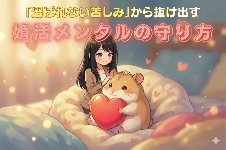 「選ばれない苦しみ」から抜け出す。婚活メンタルの守り方
