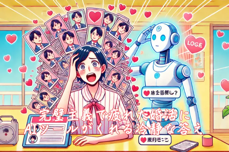 完璧主義で疲れた婚活にAIツールがくれる冷静な答え