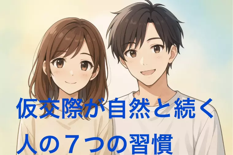 【仮交際】が自然と続く人の7つの習慣