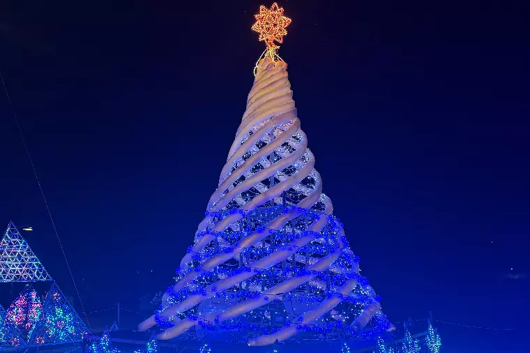 石井町ウインターイルミネーション点灯式開催