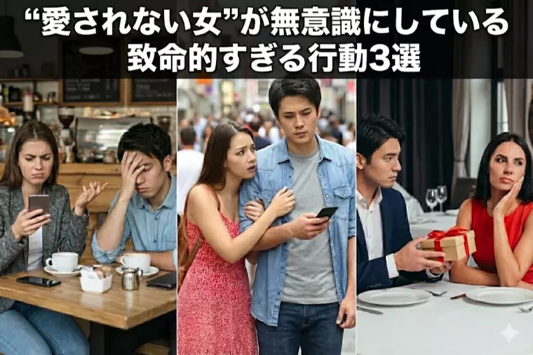 “愛されない女”が無意識にしている致命的すぎる行動3選
