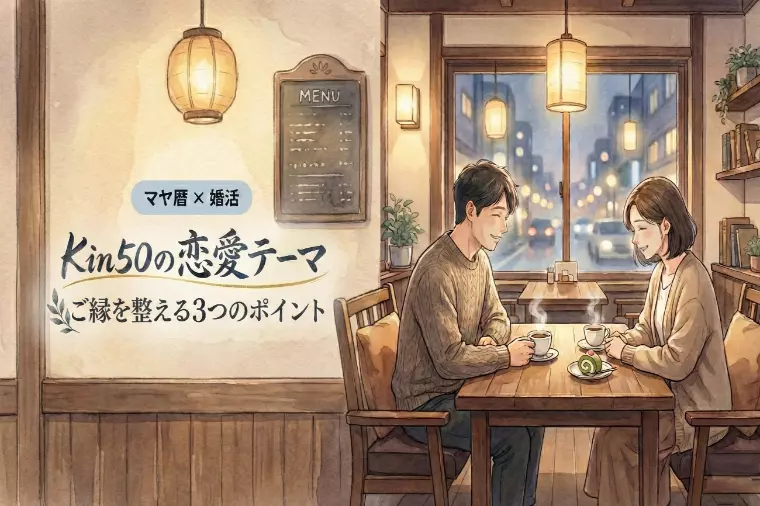 【マヤ暦×婚活】ご縁を整える３つのポイント