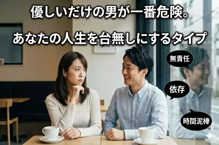 優しいだけの男に要注意！
