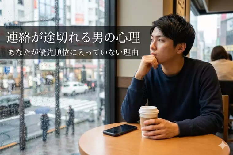 連絡が途切れる男の心理　