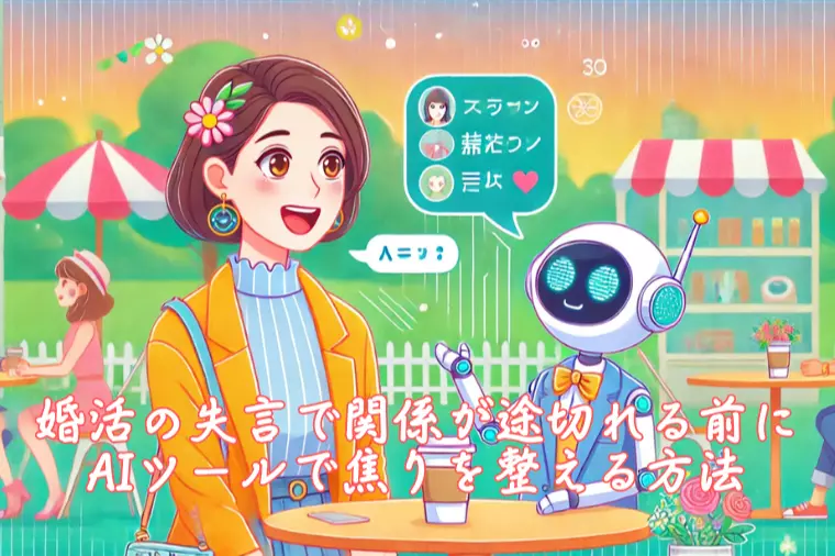 婚活の失言で関係が途切れる前に、AIツールで焦りを整える