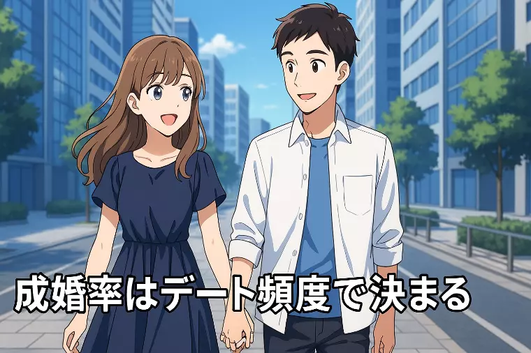 短期成婚したいなら答えはシンプル。「デート頻度」がすべて