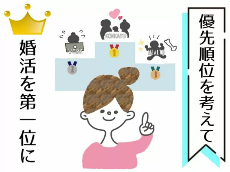 婚活中の優先順位、１位は【婚活】にして欲しい。