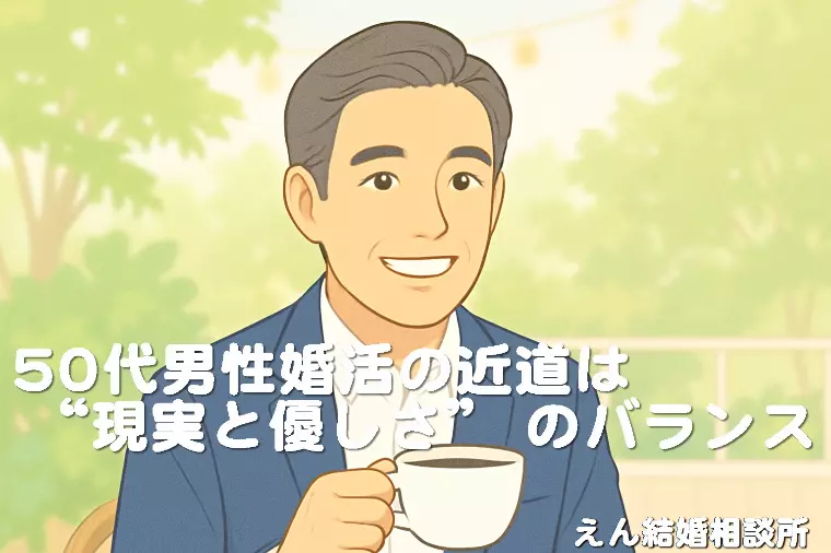 【50代男性婚活の近道は “現実と優しさ” のバランス】