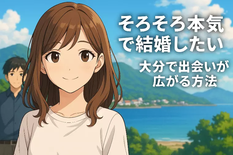 「そろそろ本気で結婚したい」大分で出会いが広がる方法