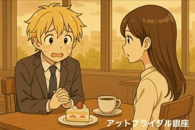 【誰にでも起こる“デートの落とし穴”：ケーキセット編】