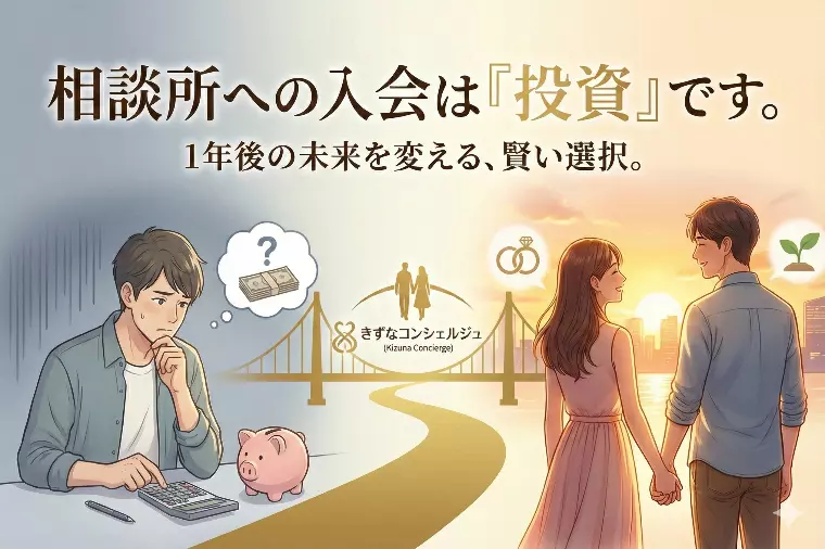 相談所への入会は「投資」　1年後の未来を変える賢い選択