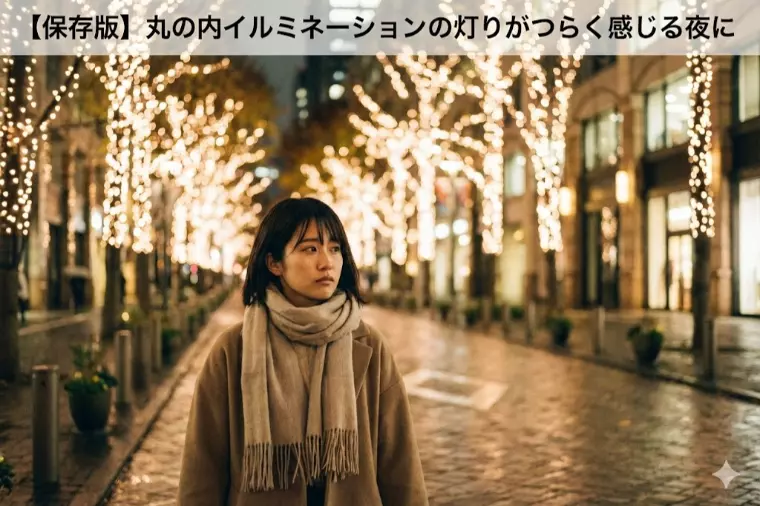なぜ？丸の内イルミネーションの灯りがつらく感じる夜に