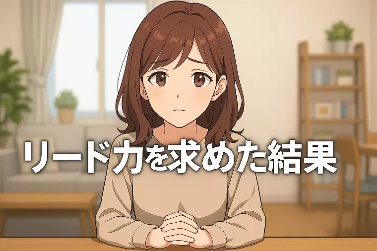 リード力を求めすぎる女性が結婚相談所で苦戦する