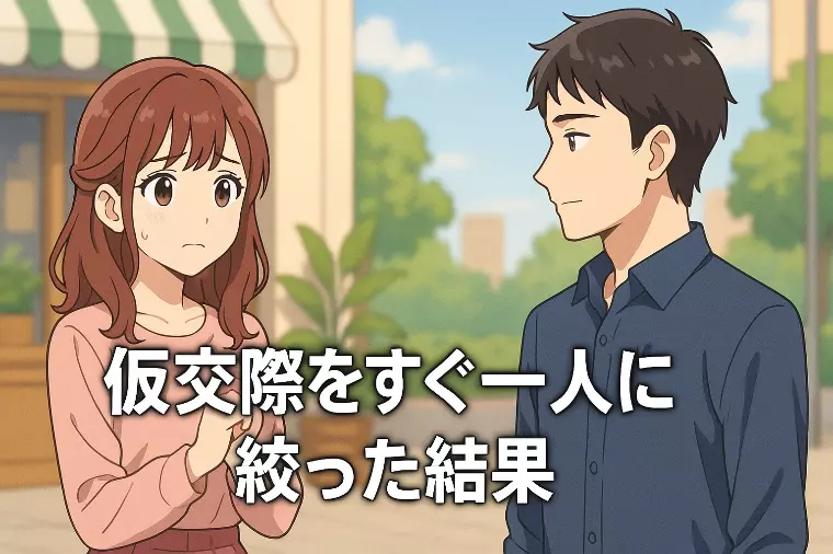 相手の気持ちが上がる前に仮交際を一人に絞るのは危険