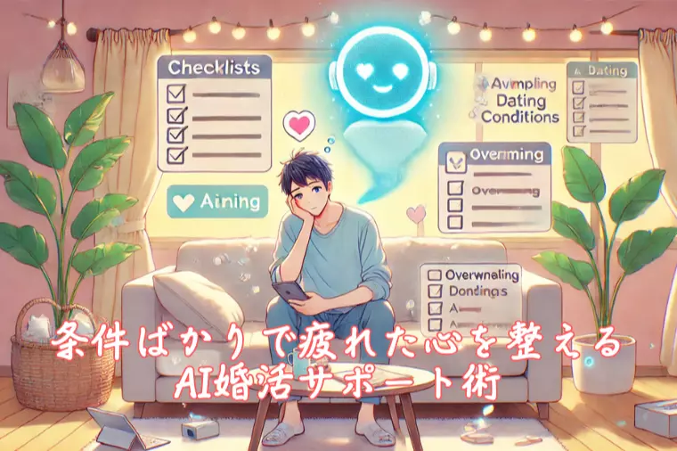 条件ばかりで疲れた心を整えるAI婚活サポート術