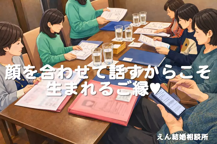 【顔を合わせて話すからこそ生まれるご縁】