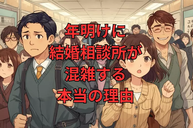 正月明けに相談所が混む本当の理由｜結婚相談所 名古屋