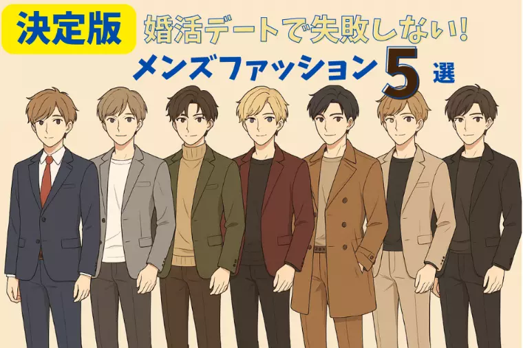 婚活デートで失敗しない!冬の正解メンズファッション5選