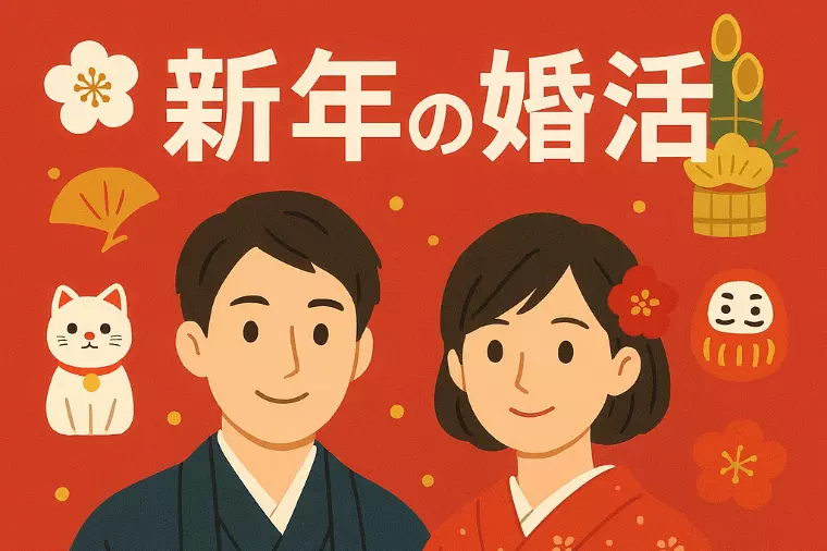 新年あけましておめでとうございます。婚活はじめよ！！