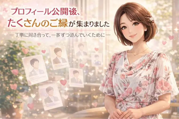 そばで寄り添い、良縁へつなぐ婚活ストーリー　②