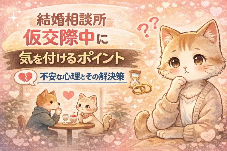 結婚相談所で仮交際中に気を付けるポイント