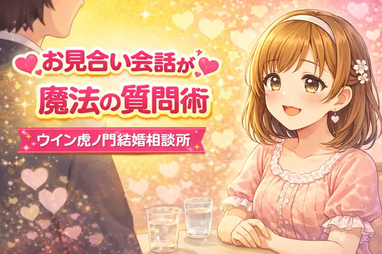 💗✨お見合い会話が続く魔法の質問術✨💗