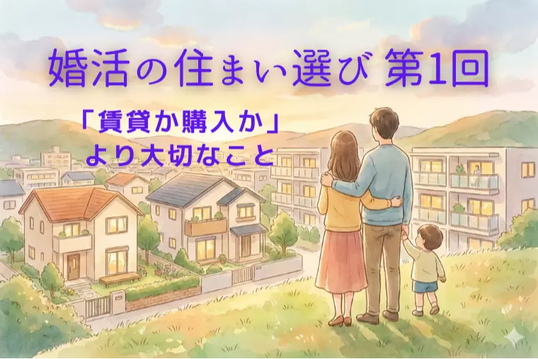 婚活の住まい選び① 賃貸か購入かより大切なこと